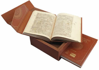 VIP project antique book leather box seytek printing