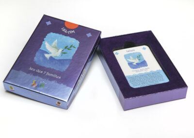 cards case purple printing seytek