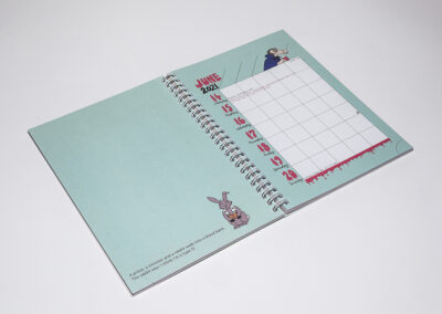 o wire simple project inside calendar seytek printing