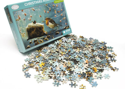 puzzle Xmas robin seytek printing